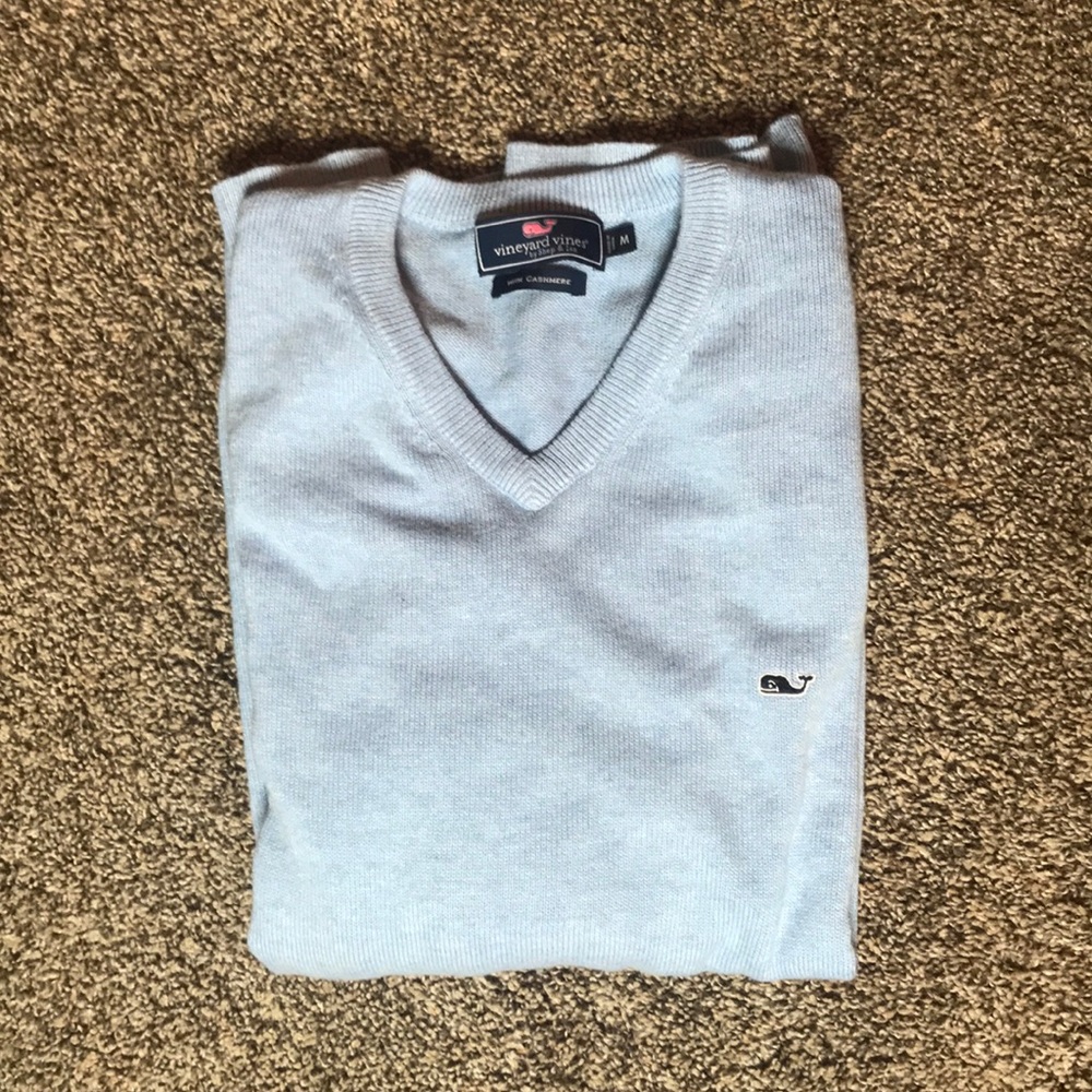 Vineyard Vines Cashmere V Neck Sweater
